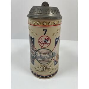 1996 Mickey Mantle - Longton Crown commemorative beer stein All-Star Sluggers